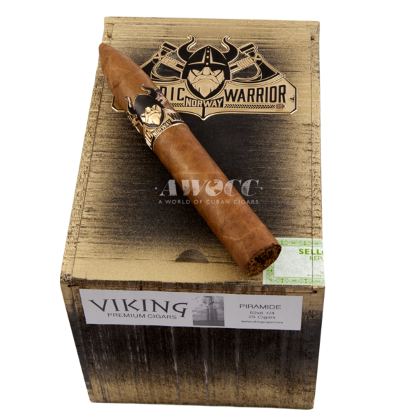 Nordic Warrior Pyramid by E.P. Carrillo / Viking Cigar  Box of 25