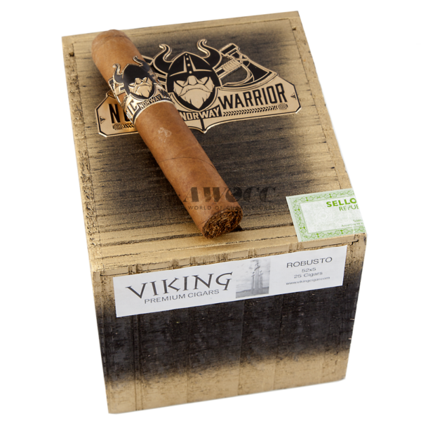 Nordic Warrior Robusto by E.P. Carrillo / Viking Cigar Box of 25
