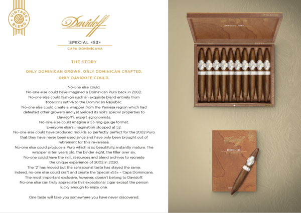 Davidoff Special 53 - Limited Edition 2020